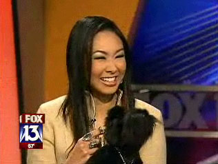 Tampa Bay Modeling model Ann Poonkasem guests on FOX 13's Lightning Round. 
